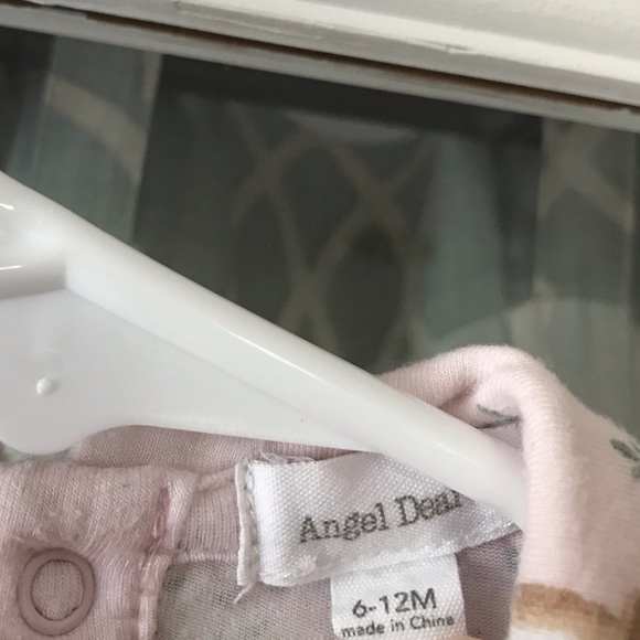 Angel Dear size 6-12 months peter pan collar viscose from bamboo bodysuit EUC - Picture 3 of 5